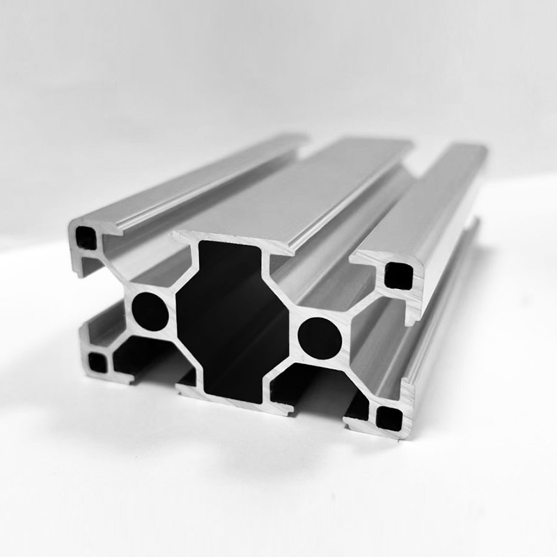 HS-8-3060L Lightweight 30*60 T-Slot Aluminum Profile, 1.4mm Wall Thickness, Φ7 Hole Diameter Silver Industrial Aluminum