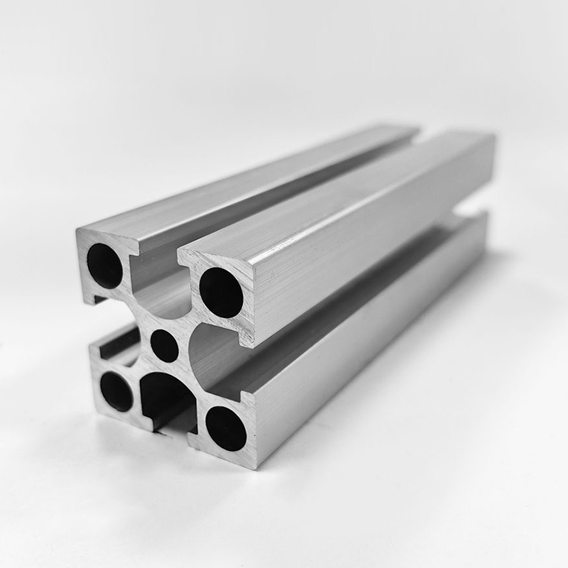 HS-6-3030GU Thickened Square Slot 3030 Aluminum Profile, 6.5mm Slot Width, 2.3mm Wall Thickness Silver Industrial Aluminum