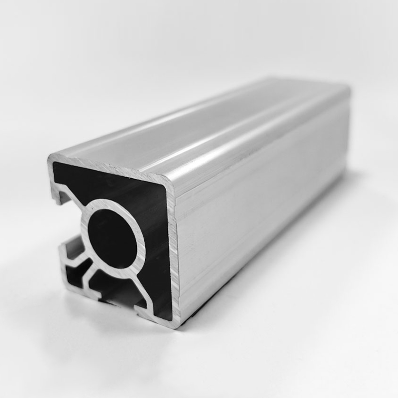 HS-8-3030CY Large Hole 3030 T-Slot Aluminum Profile, Silver & Black Dual Color, 7mm Slot Depth Industrial Aluminum