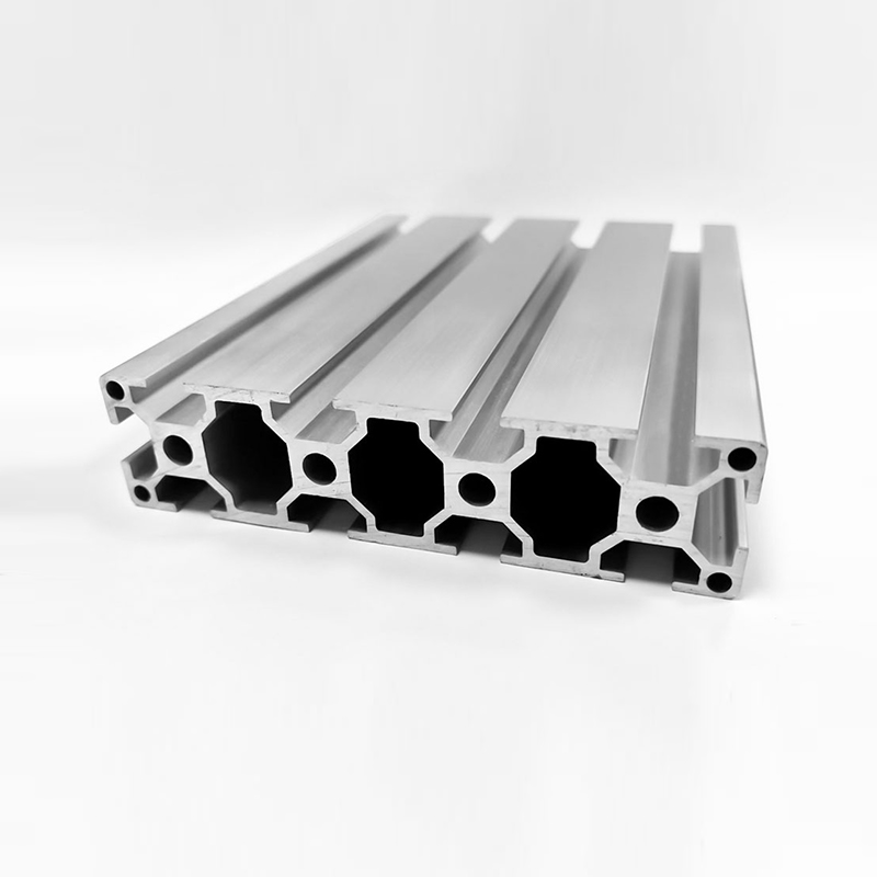 HS-8-30120 30*120 T-Slot Aluminum Profile, 8mm Slot Width, 2.0mm Wall Thickness Silver Industrial Aluminum