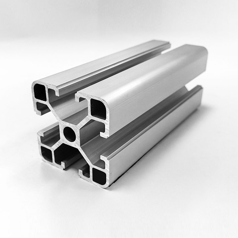 HS-8-4040CA Dual-Color T-Slot 4040 Aluminum Profile, 8.2mm Slot Width, 14.5mm Deep Slot, 2mm Wall Thickness Industrial Aluminum