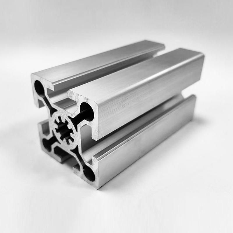 HS-8-5050W Thickened T-Slot Industrial Aluminum Profile, 50 Square Silver Tough Aluminum