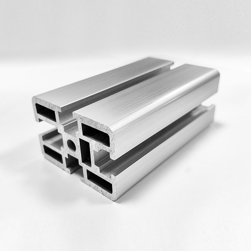 HS-8-4060G High Stability Square-Slot Industrial Aluminum Profile, Thickened Silver Industrial Aluminum