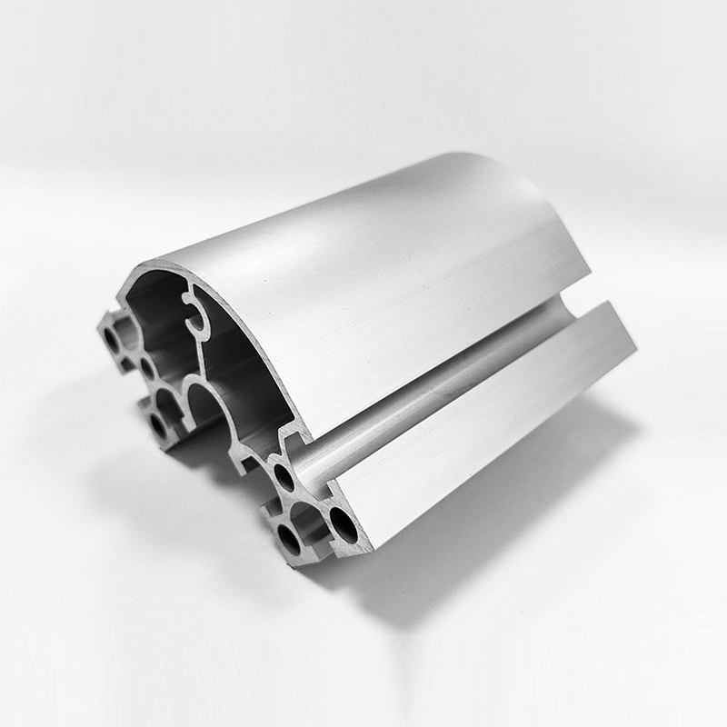 HS-8-8840GR Deep-Slot U-Slot Industrial Aluminum Profile, 80 Square Silver Balanced Adaptation Aluminum