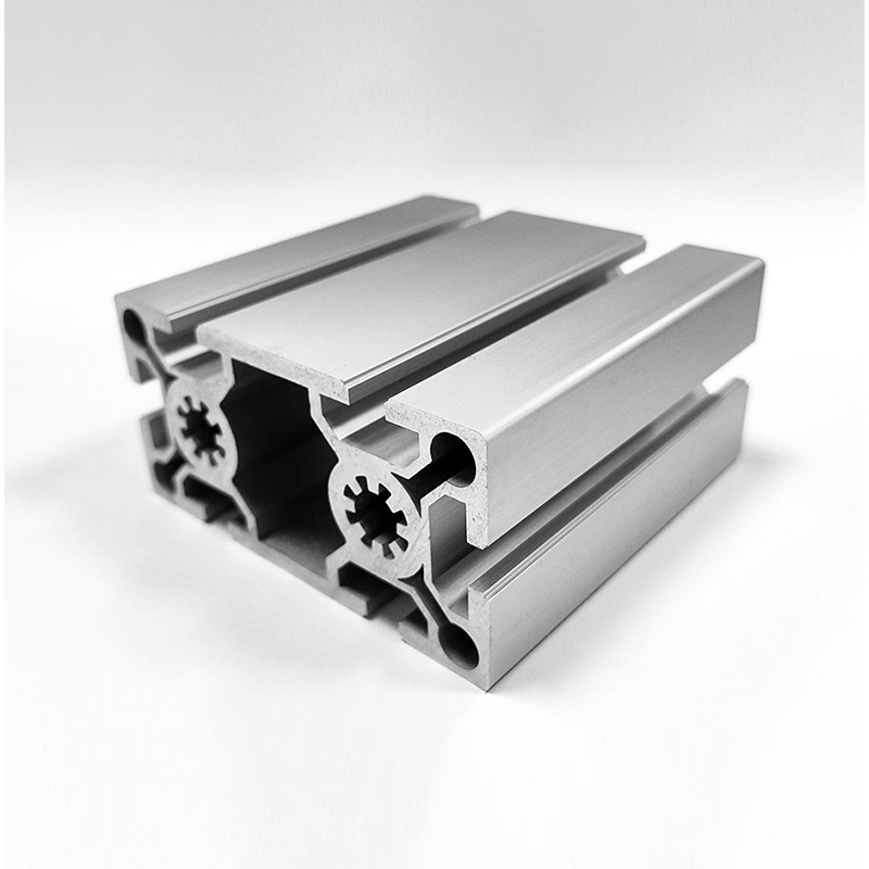 HS-8-50100W Thickened Wide T-Slot Industrial Aluminum Profile, 50*100 Silver Heavy-Duty Aluminum