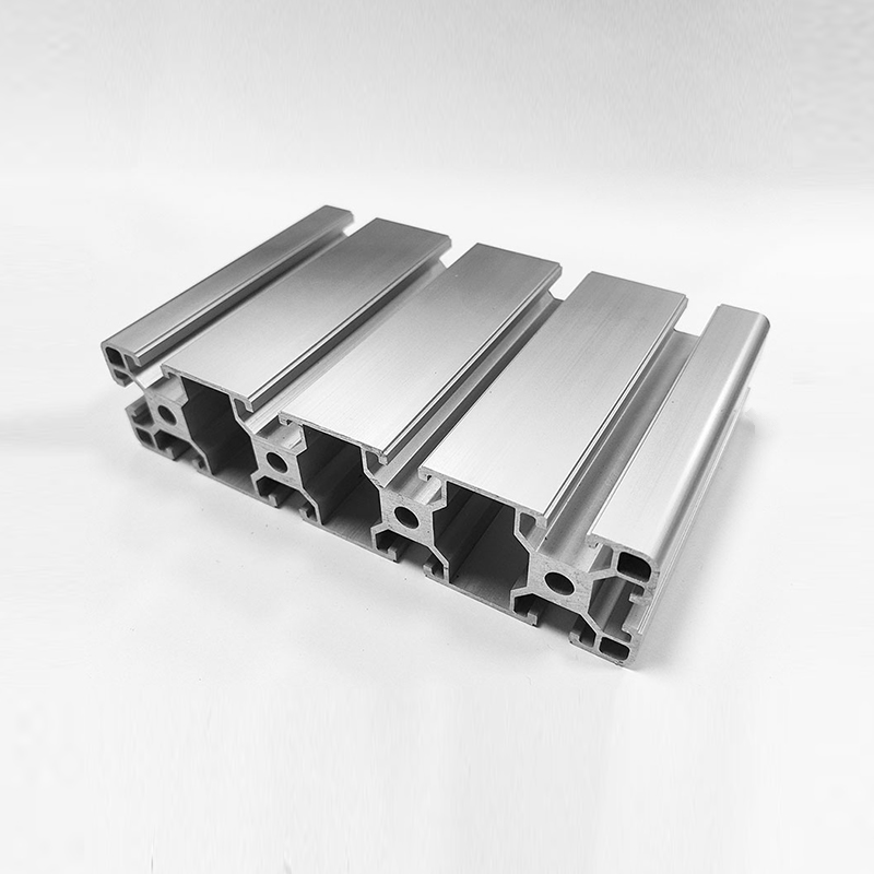 HS-8-40160 Extra-Wide T-Slot Industrial Aluminum Profile, Anodized Silver Extra-Heavy-Duty Aluminum