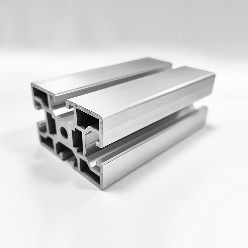 HS-8-4060 Universal T-Slot Industrial Aluminum Profile, Anodized Silver Industrial Aluminum