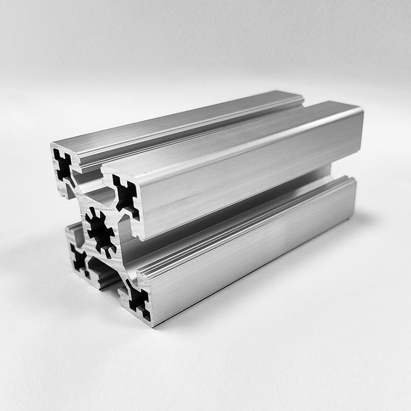 HS-10-4545W Extra-Thick T-Slot Industrial Aluminum Profile, 45 Square Silver Strong Solid Aluminum